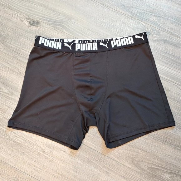 Puma Other - Excellent Used Condition Men's PUMA Performance Boxer Briefs Black Size Large
